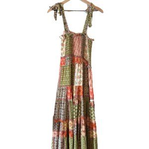 Patchwork Maxi Dress